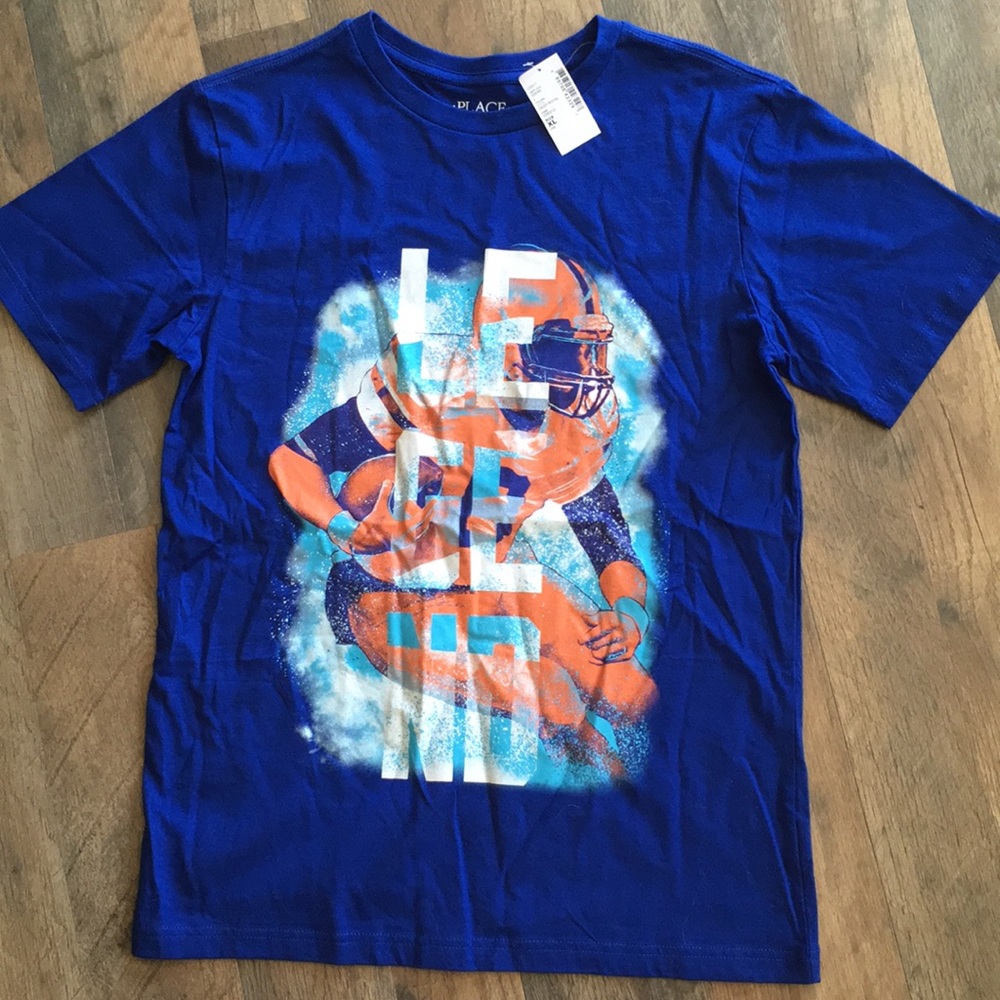 Blue Football T-shirt